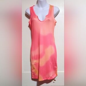 NWT SHEIN Sunset Fuschia & Orange Hues Mini Dress